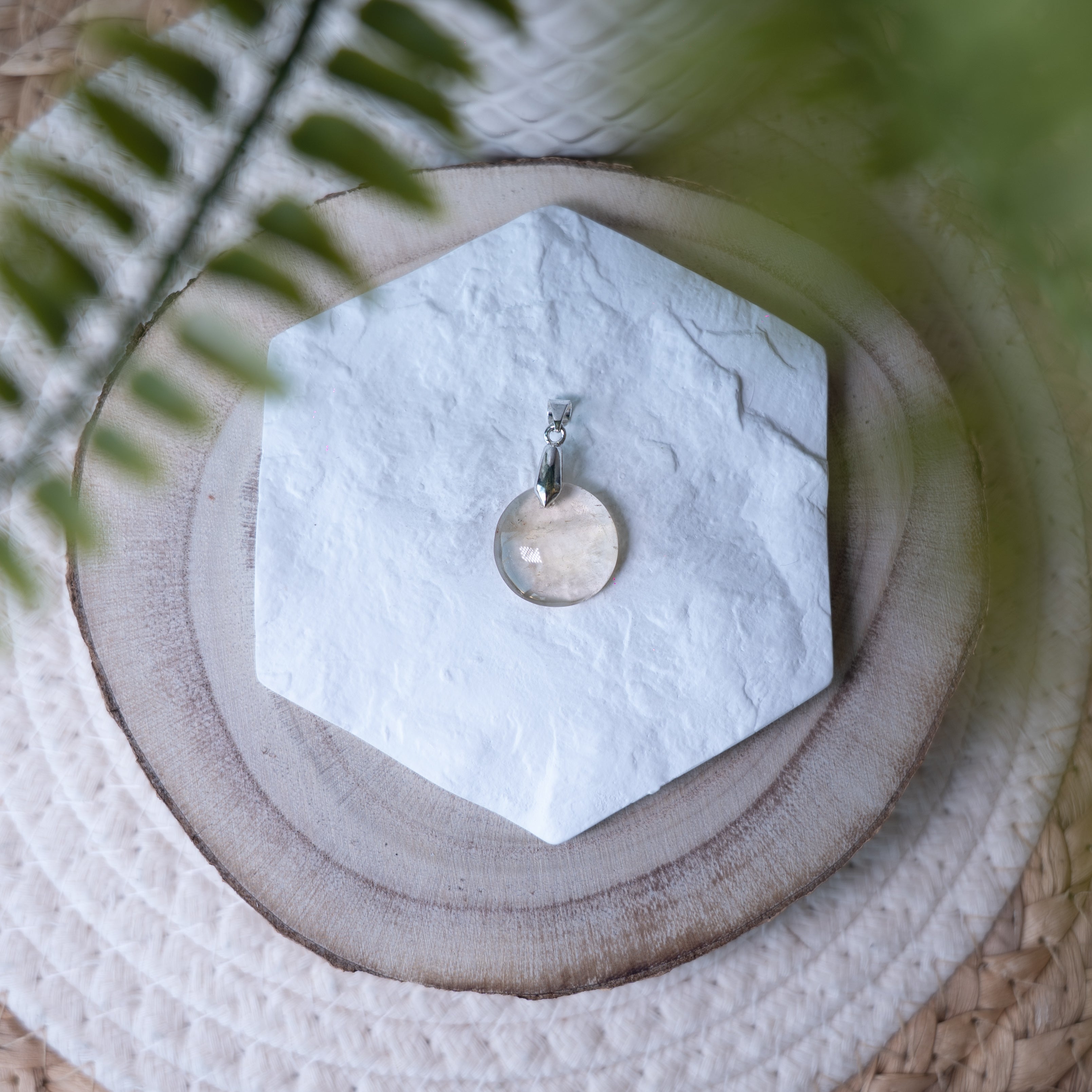 Pendentif Citrine – Pierre naturelle abondance et énergie positive