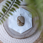 Pendentif Jaspe Paysage – Pierre naturelle ancrage et sérénité