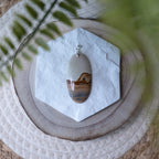 Pendentif Jaspe Paysage – Pierre naturelle ancrage et sérénité