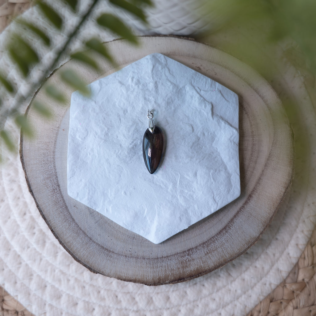 Pendentifs Quartz Fumé – Pierre naturelle ancrage et protection