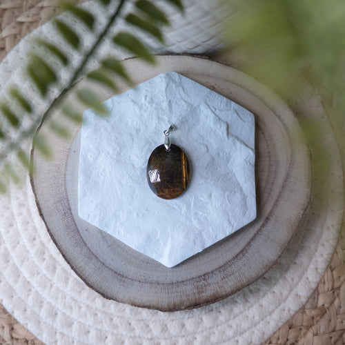 Pendentifs Œil de Tigre – Pierre naturelle protection et confiance en soi