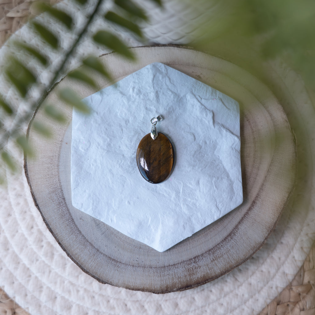 Pendentifs Œil de Tigre – Pierre naturelle protection et confiance en soi