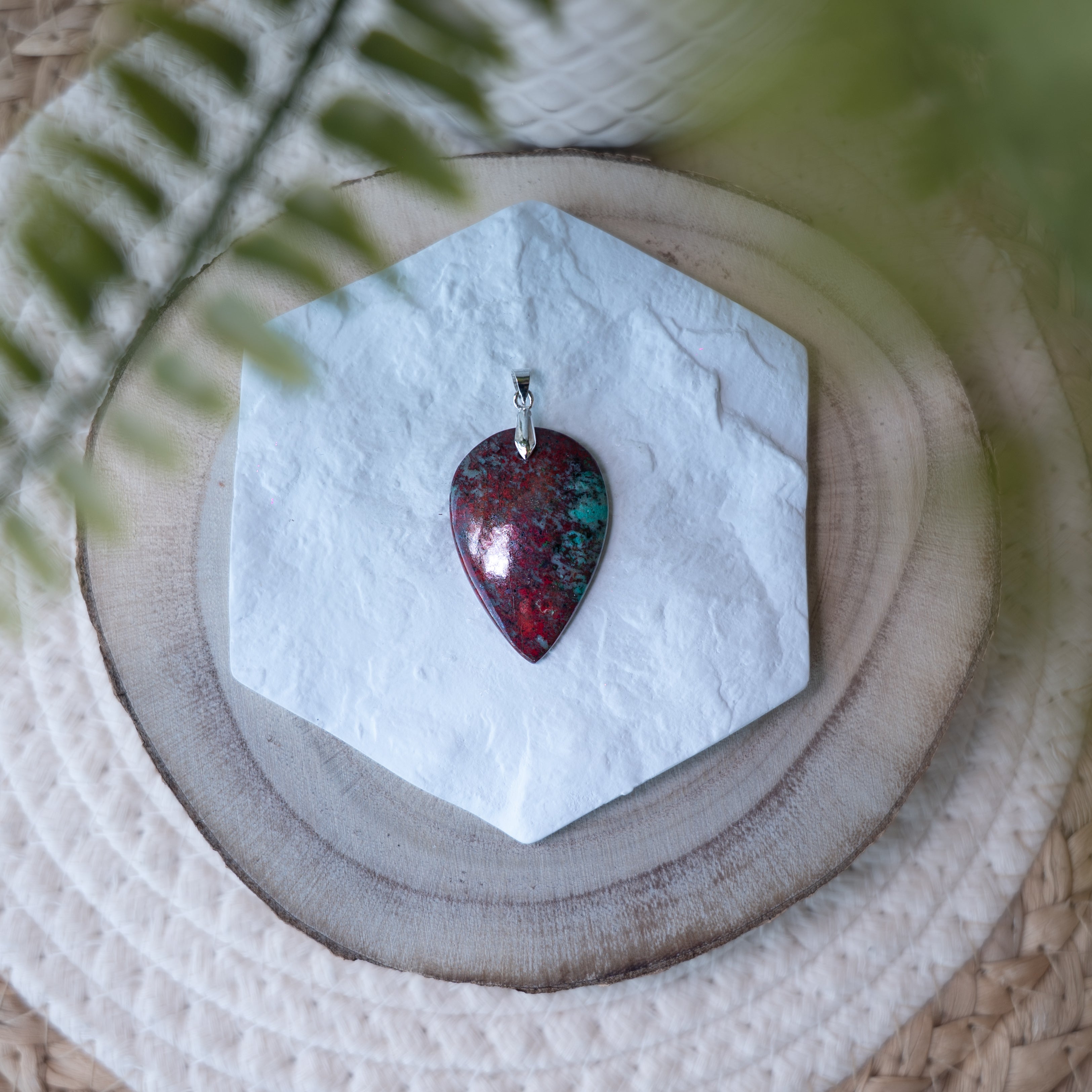 Pendentif Sonora Sunset – Pierre naturelle énergie et transformation
