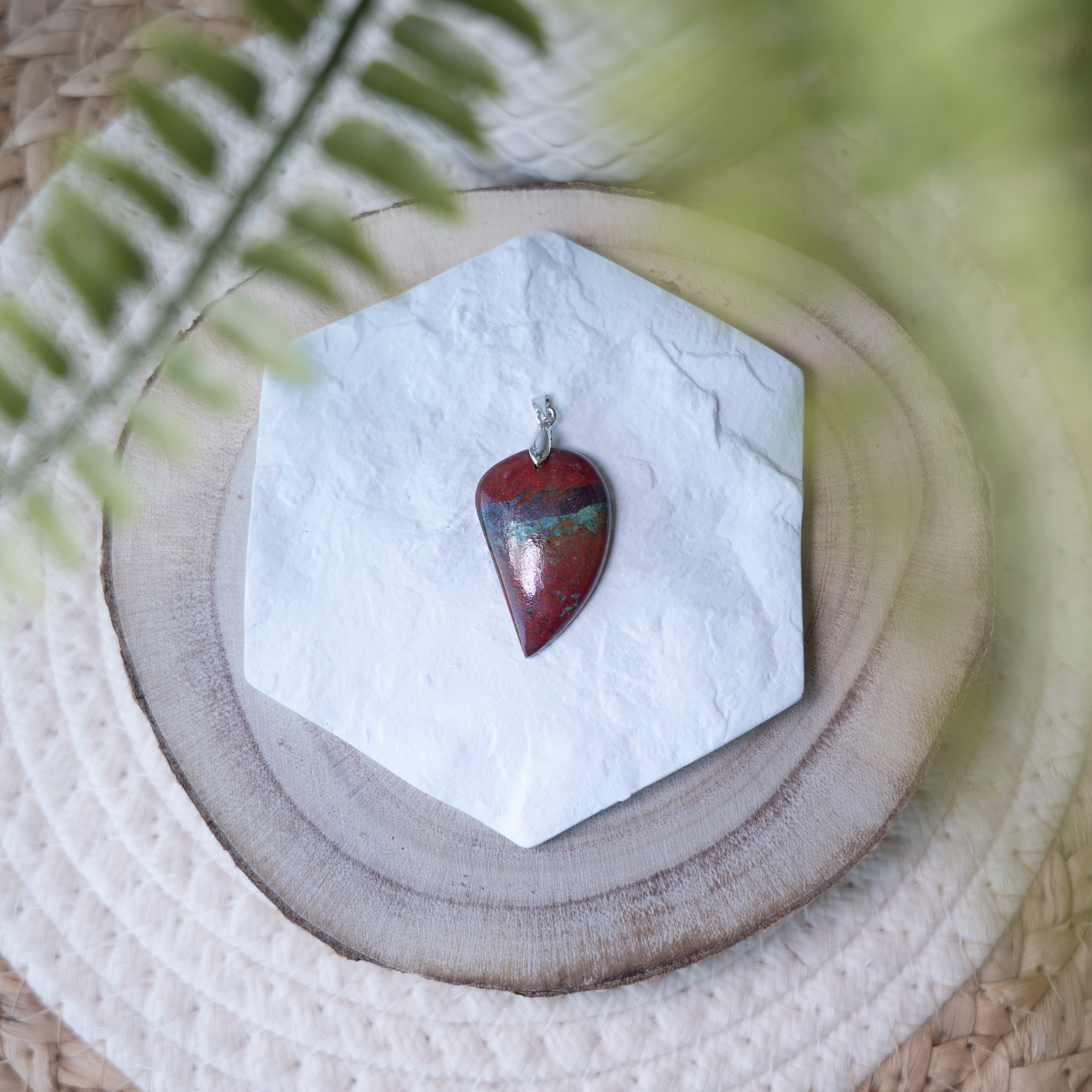 Pendentif Sonora Sunset – Pierre naturelle énergie et transformation
