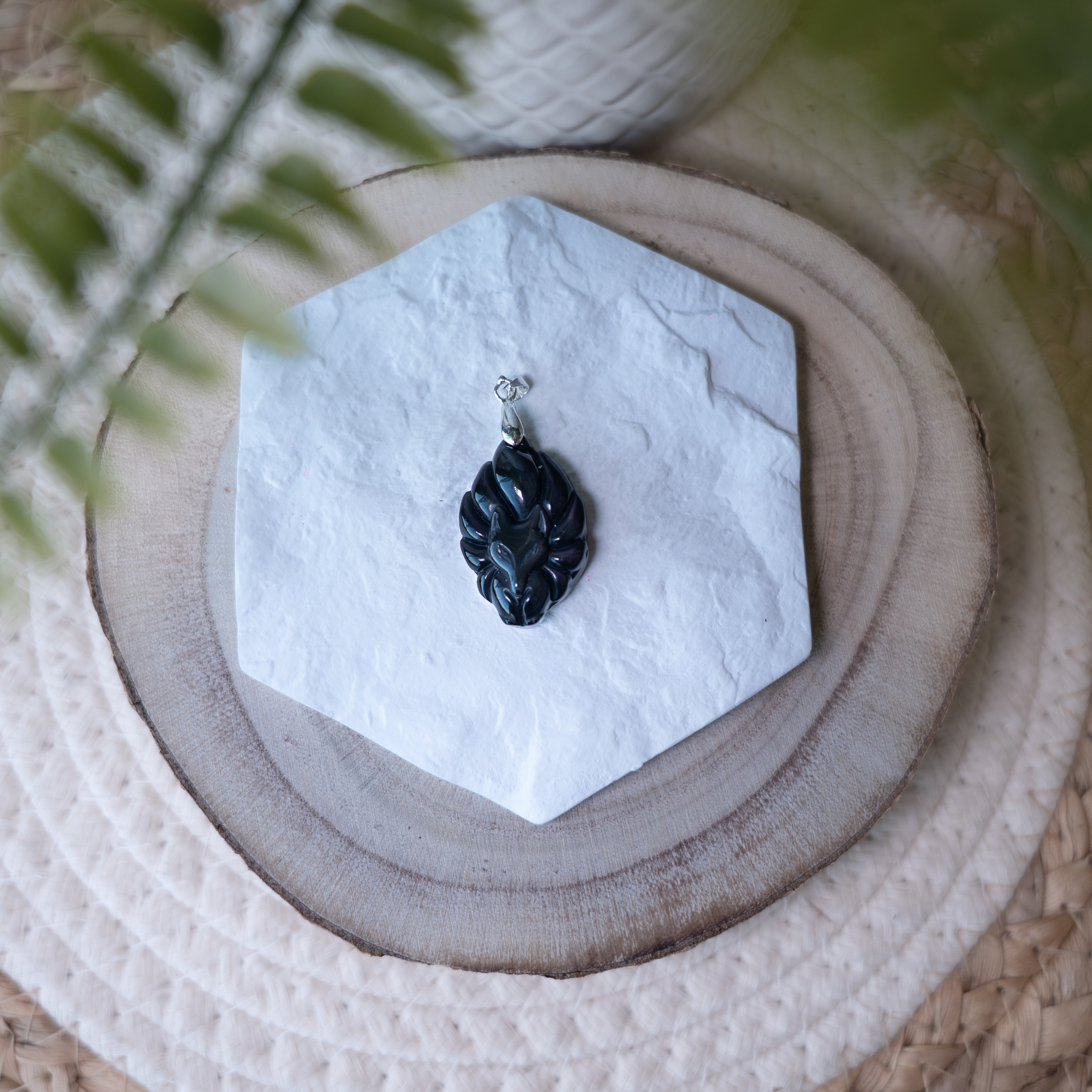 Pendentifs Obsidienne Œil Céleste – Pierre naturelle protection puissante et ancrage