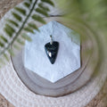 Pendentif Obsidienne Velours – Pierre naturelle protection et ancrage