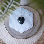 Pendentif Obsidienne Velours – Pierre naturelle protection et ancrage