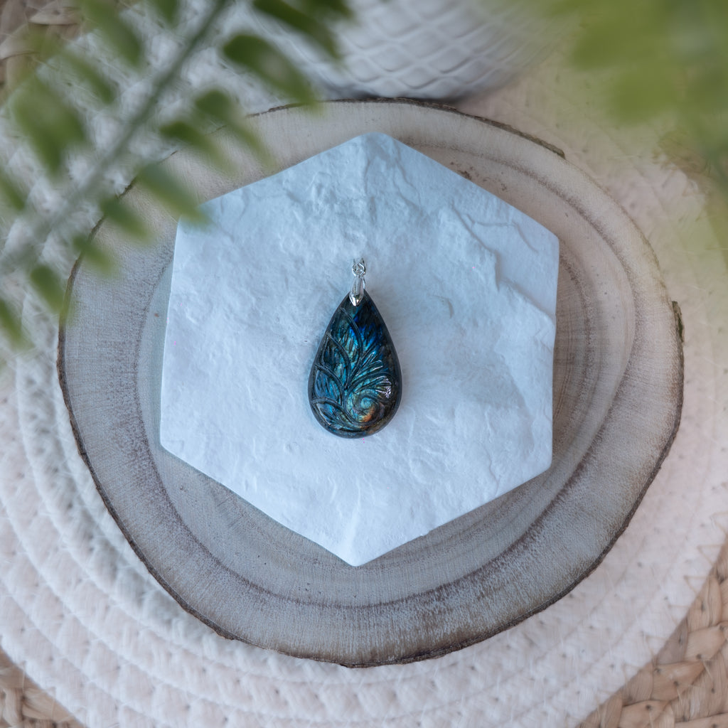 Pendentifs Labradorite – Pierre naturelle protection et énergie