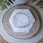 Bracelet Quartz Rose – Pierre naturelle amour et apaisement
