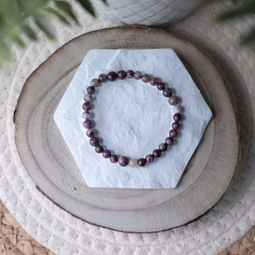 Bracelet Tourmaline Rose – Pierre naturelle amour et apaisement