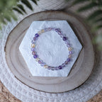 Bracelet Amétrine – Pierre naturelle équilibre et clarté mentale