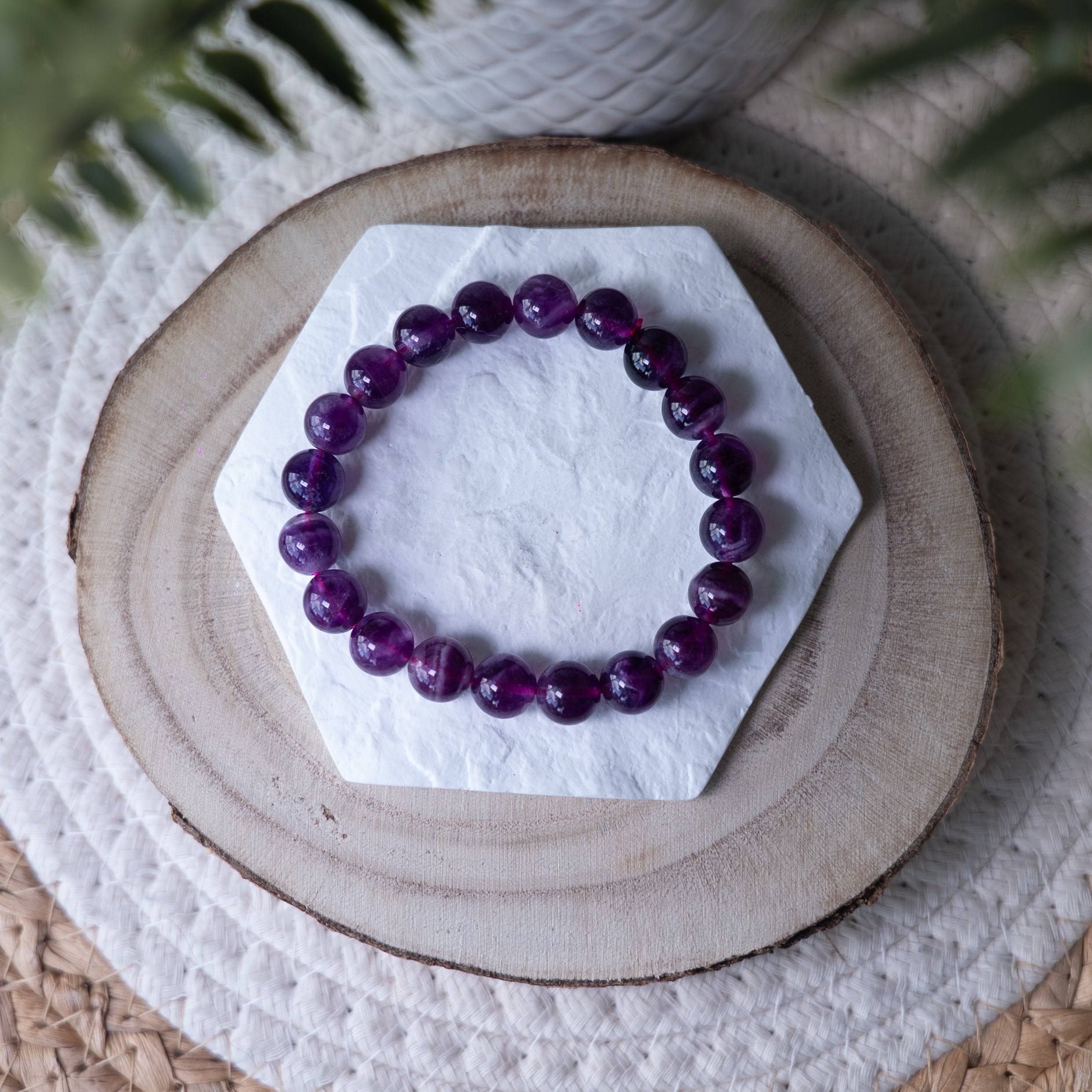 Bracelet Fluorite – Pierre naturelle concentration et clarté mentale
