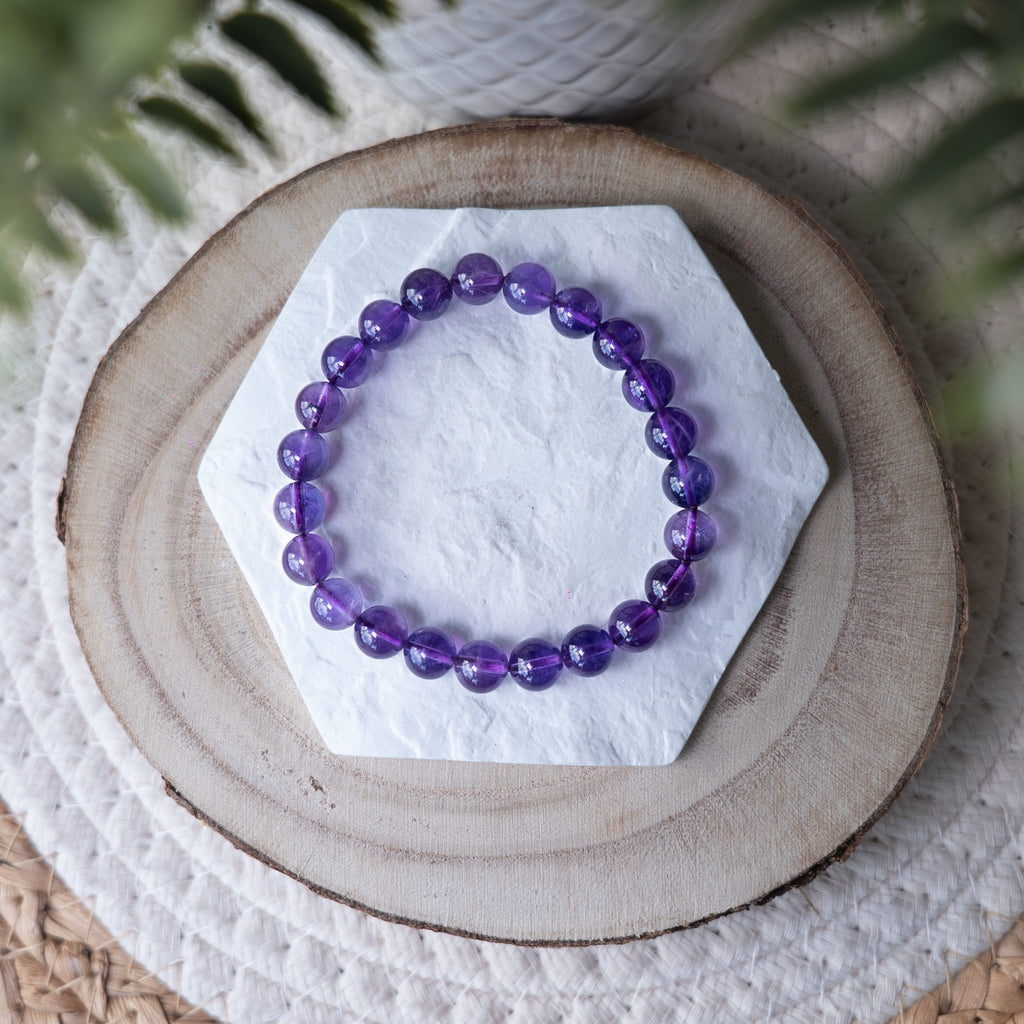 Bracelet Améthyste pierre naturelle – sérénité & apaisement