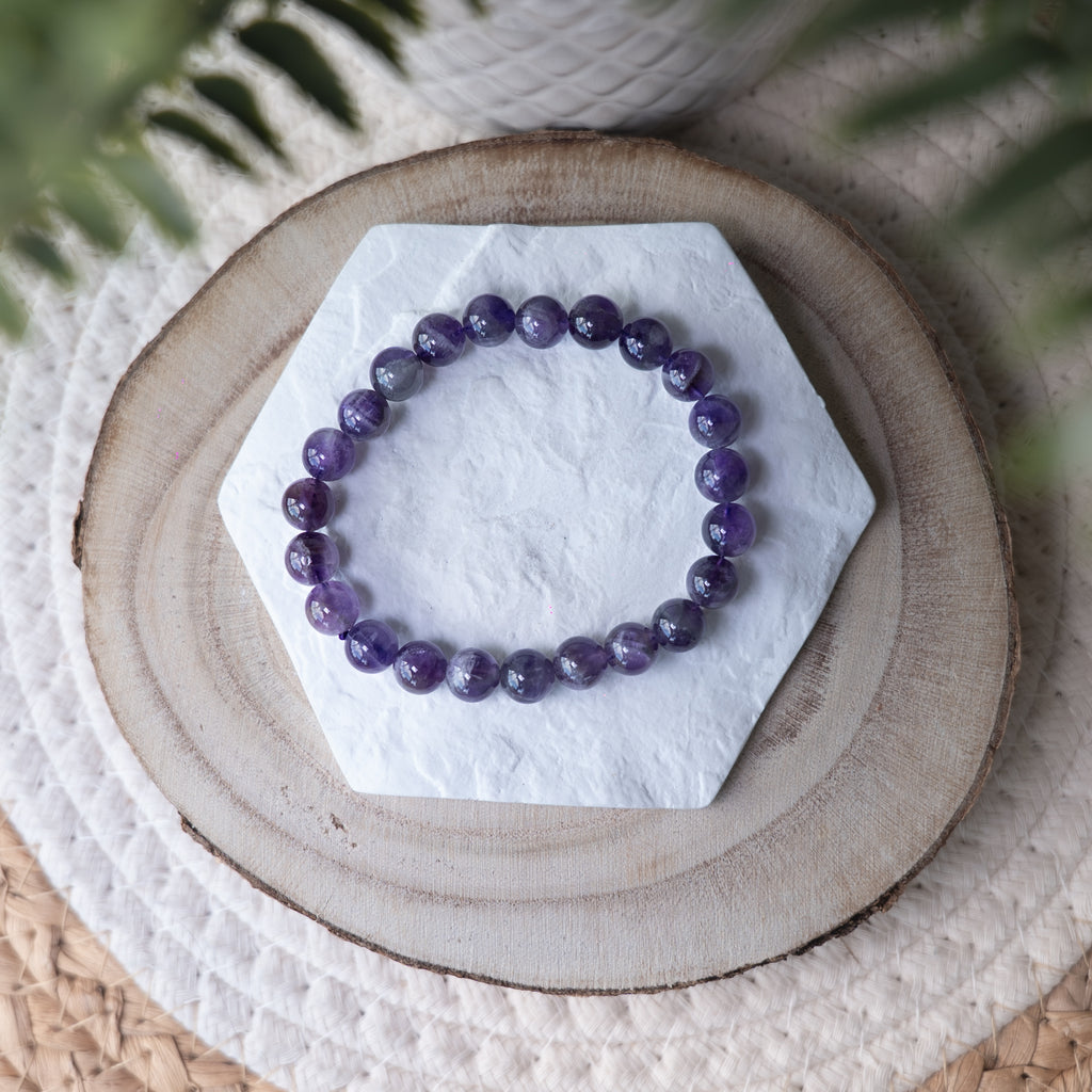 Bracelet Améthyste pierre naturelle – sérénité & apaisement