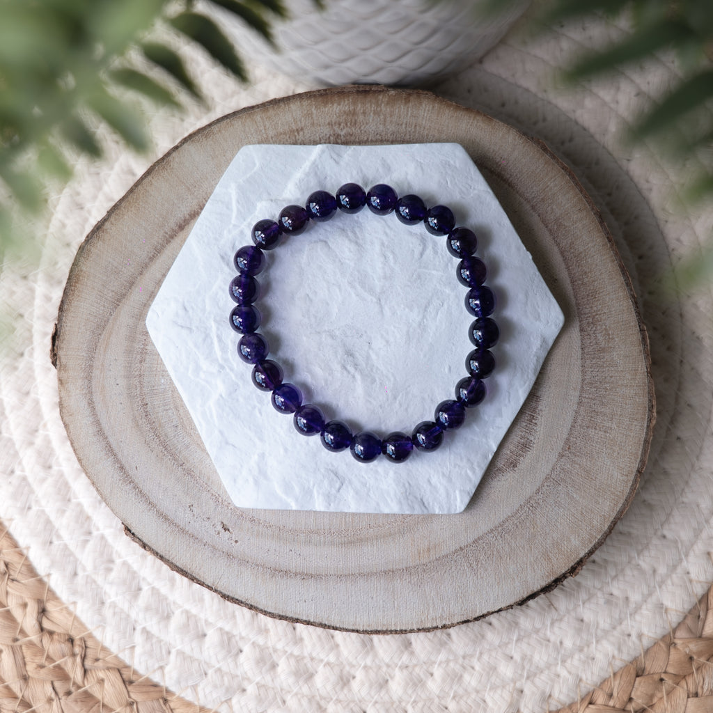 Bracelet Améthyste pierre naturelle – sérénité & apaisement