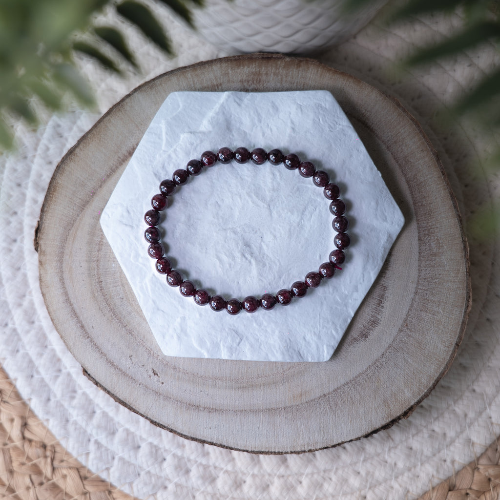 Bracelet Grenat – Pierre naturelle énergie et passion