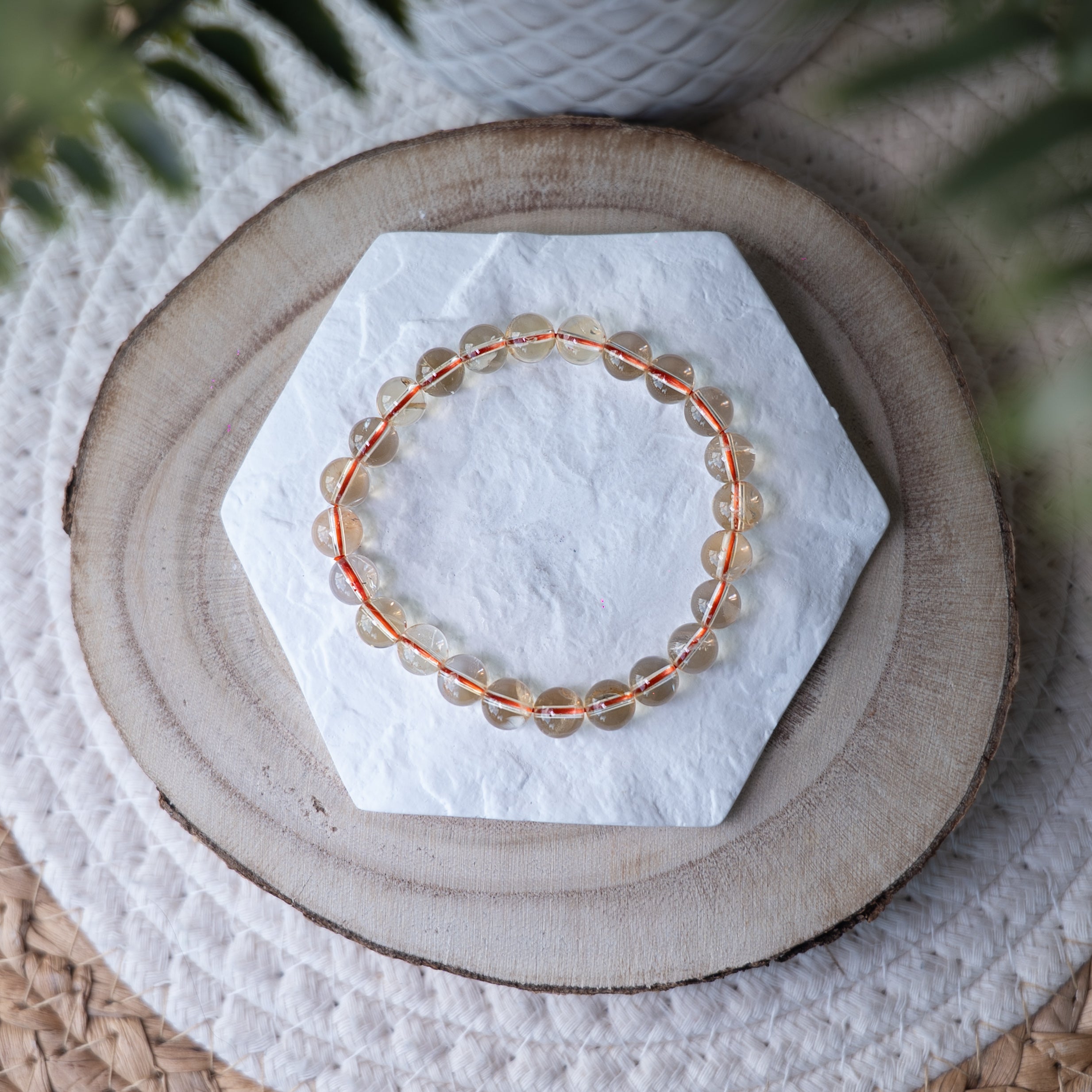 Bracelet Citrine – Pierre naturelle abondance et énergie positive