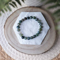 Bracelet Agate Mousse – Pierre naturelle croissance et équilibre