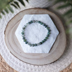 Bracelet Agate Mousse – Pierre naturelle croissance et équilibre