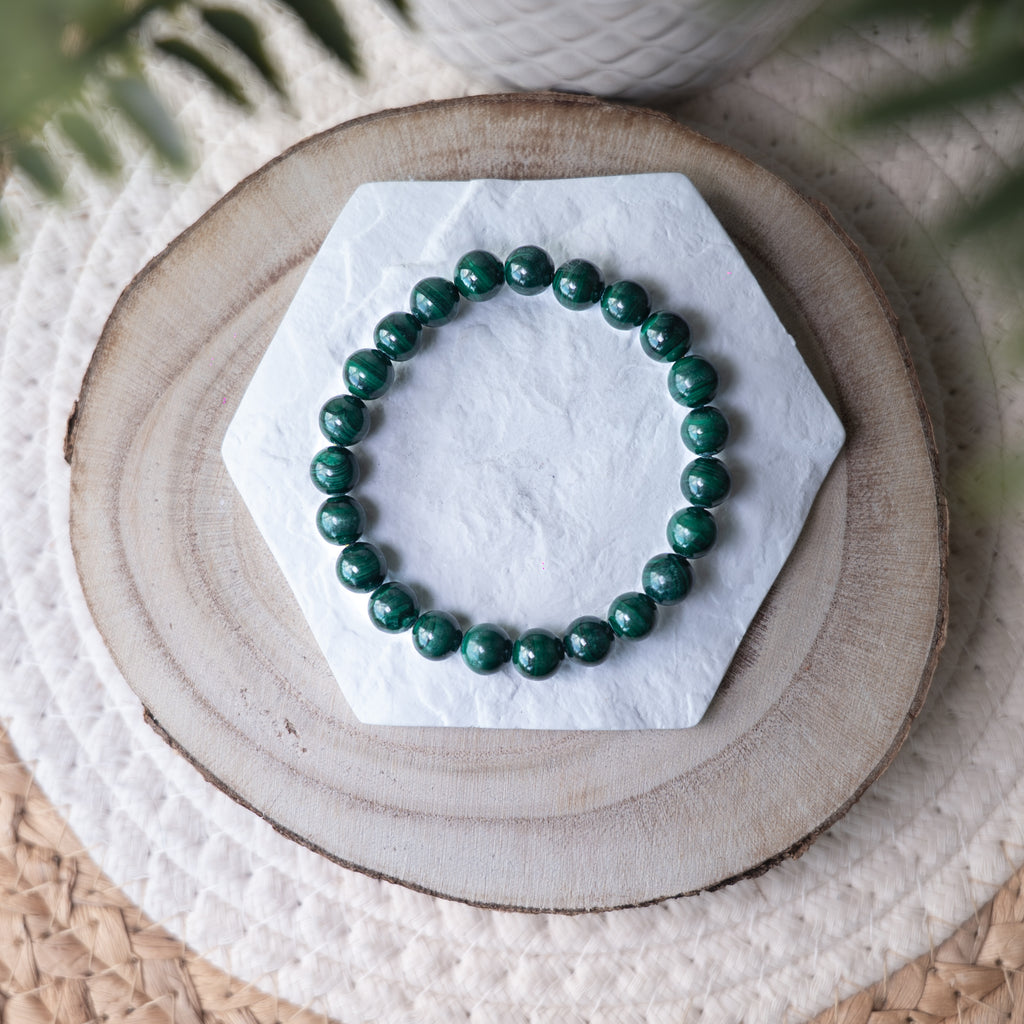 Bracelet Malachite – Pierre naturelle protection et transformation