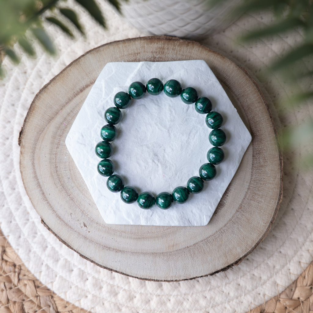 Bracelet Malachite – Pierre naturelle protection et transformation