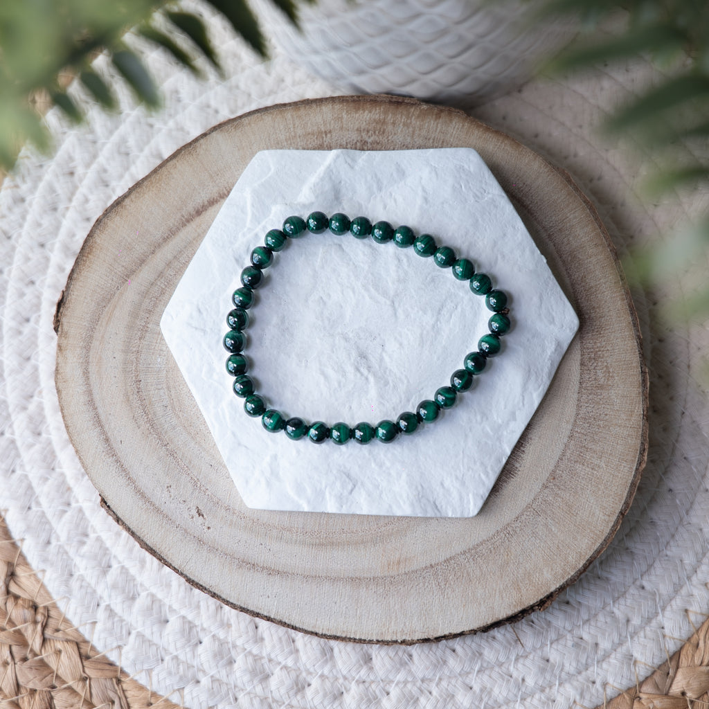 Bracelet Malachite – Pierre naturelle protection et transformation