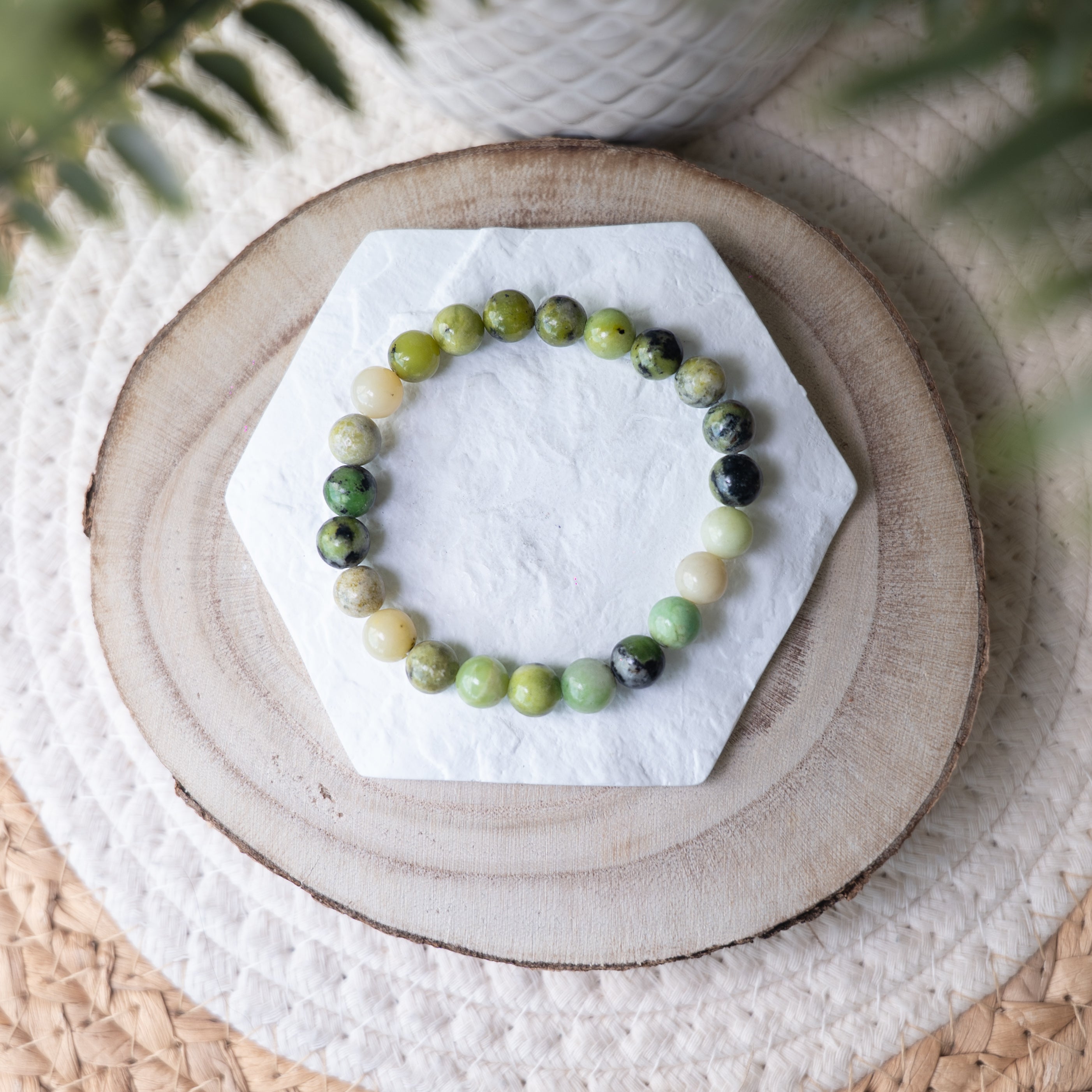 Bracelet Chrysoprase – Pierre naturelle apaisement et renouveau