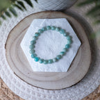 Bracelet Amazonite – Pierre naturelle apaisante et expression de soi