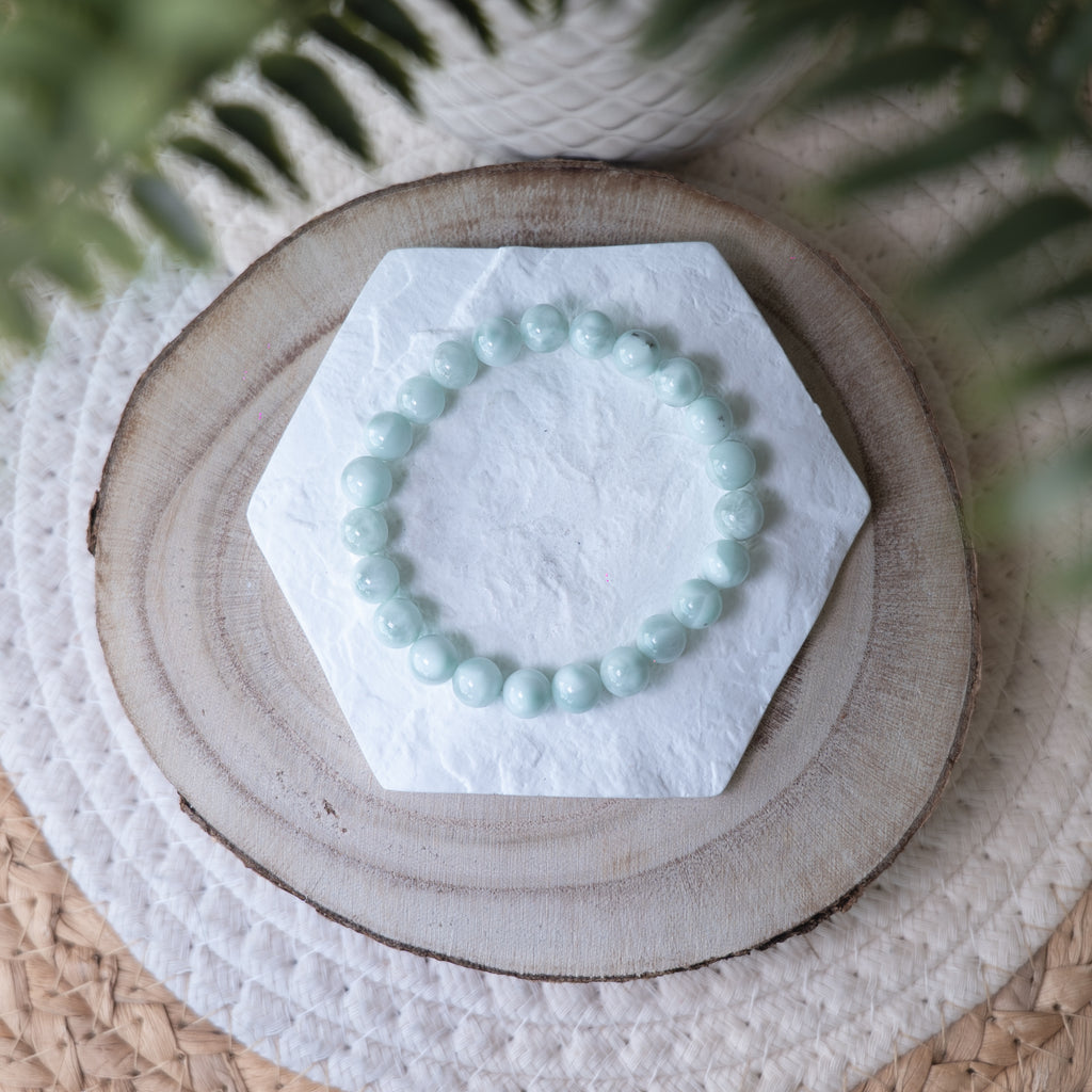 Bracelet Angélite – Pierre naturelle apaisante et sérénité