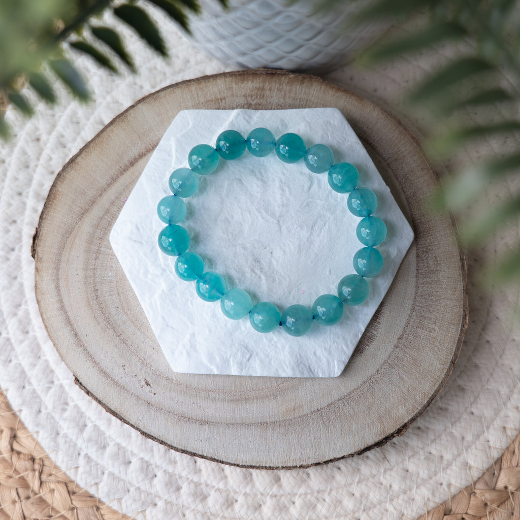 Bracelet Amazonite – Pierre naturelle apaisante et expression de soi