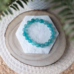 Bracelet Amazonite – Pierre naturelle apaisante et expression de soi