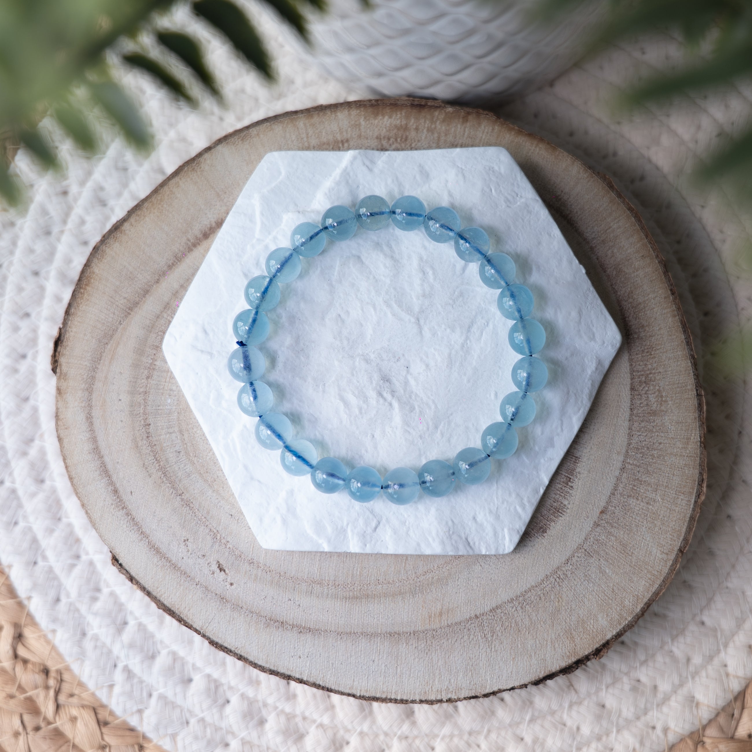Bracelet Aigue-Marine – Pierre naturelle apaisante et communication