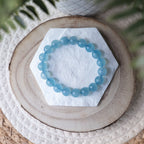 Bracelet Aigue-Marine – Pierre naturelle apaisante et communication