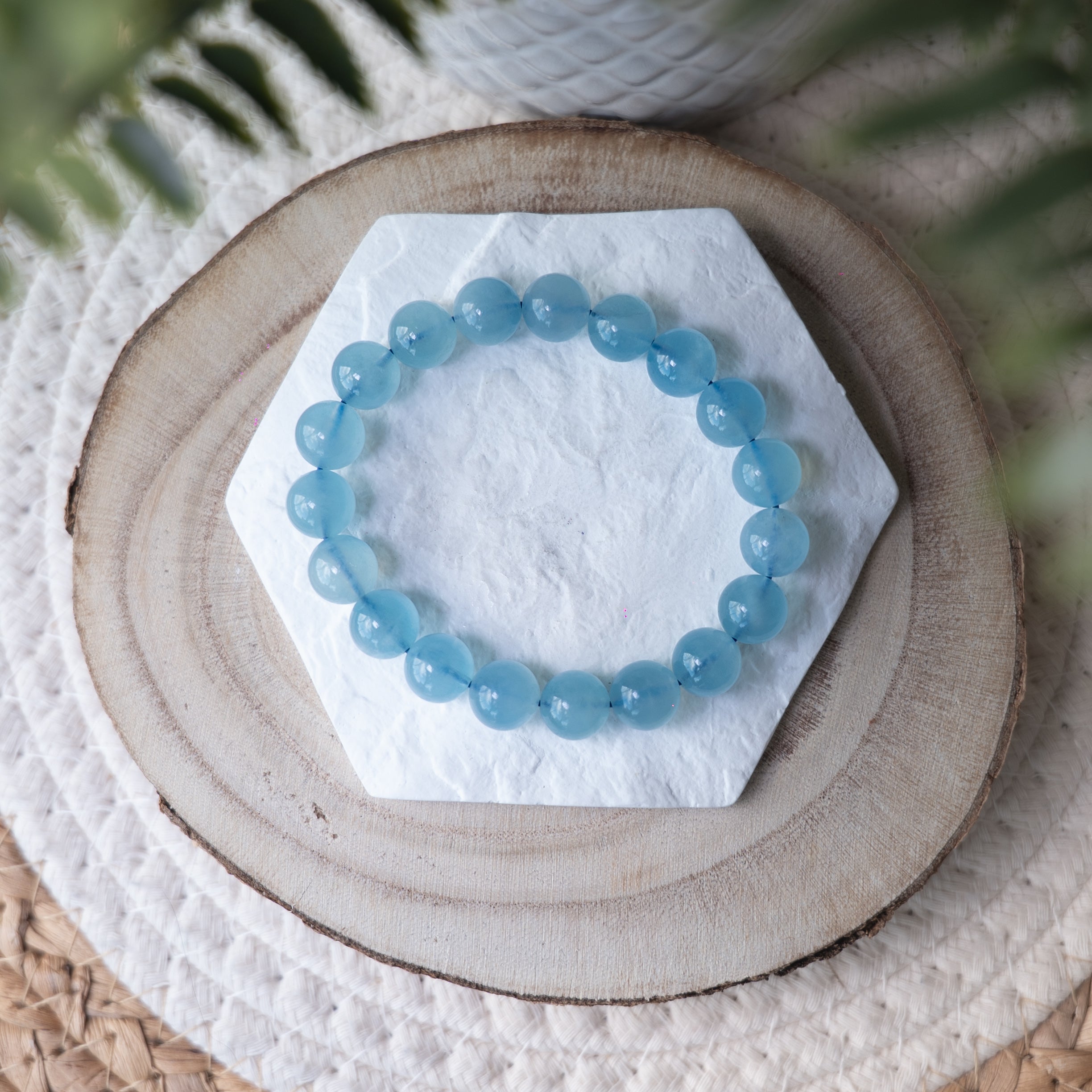 Bracelet Aigue-Marine – Pierre naturelle apaisante et communication