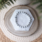 Bracelet Howlite – Pierre naturelle anti-stress et apaisante