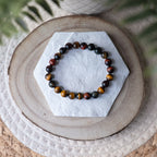 Bracelet 3 Œils – Pierre naturelle protection, force et confiance