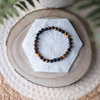 Bracelet 3 Œils – Pierre naturelle protection, force et confiance