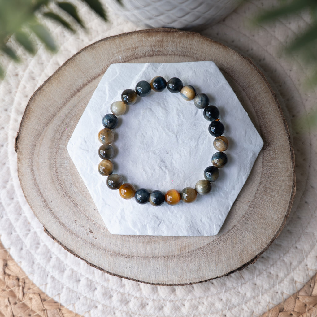 Bracelet Œil de Tigre – Pierre naturelle protection et confiance en soi