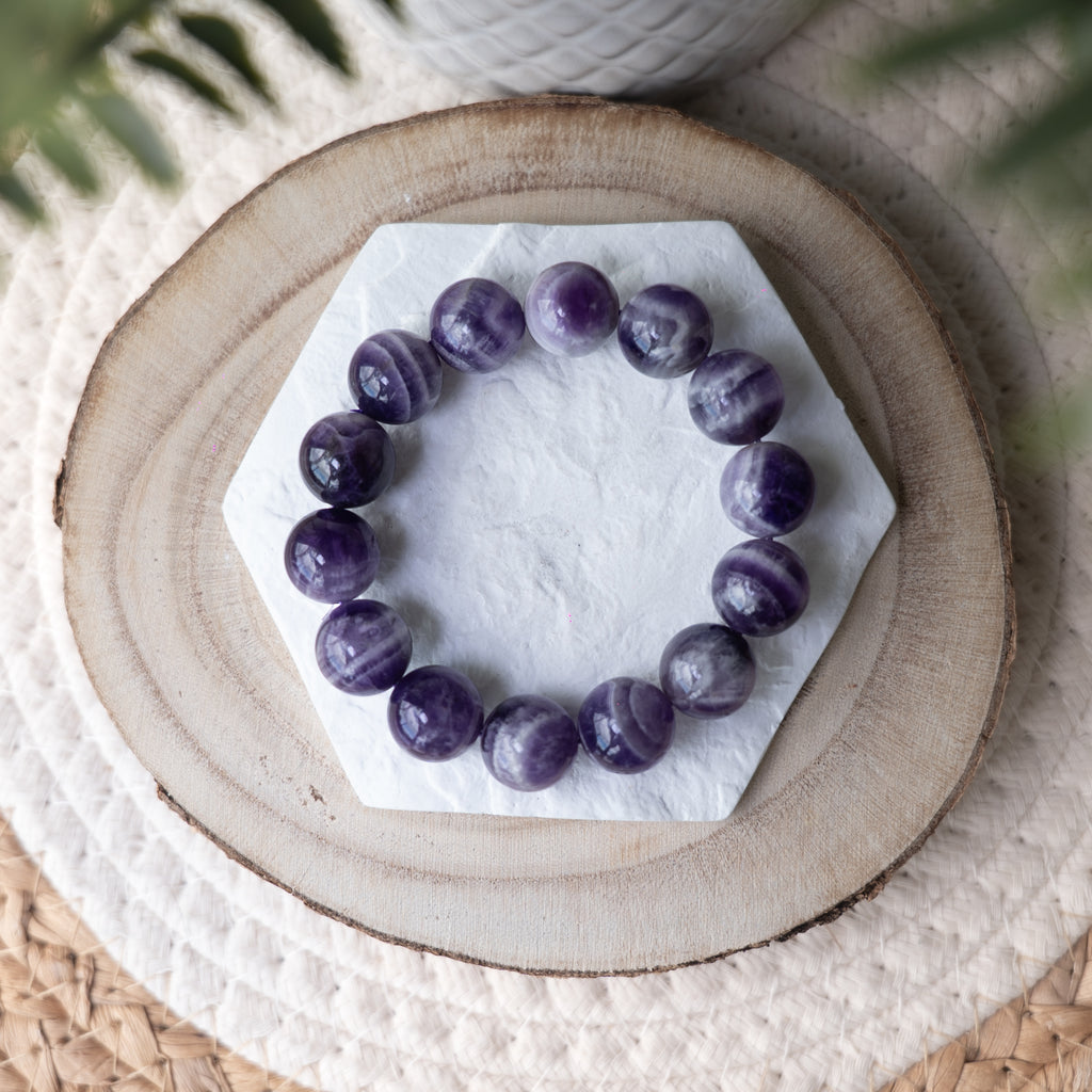 Bracelet Améthyste pierre naturelle – sérénité & apaisement
