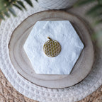 Bijoux Talisman en Géométrie Sacrée – Laiton, Bronze & Acier Inoxydable | Symboles Spirituels