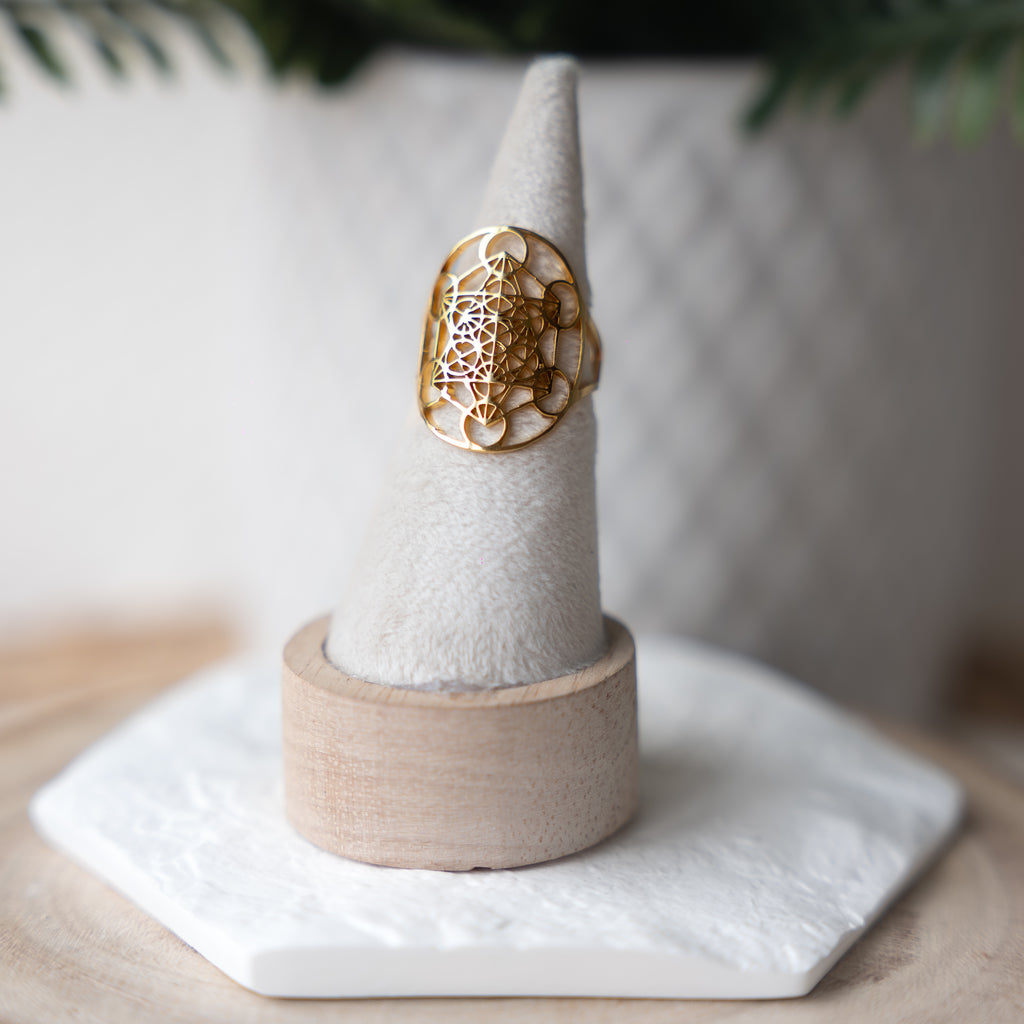 Bijoux Talisman en Géométrie Sacrée – Laiton, Bronze & Acier Inoxydable | Symboles Spirituels
