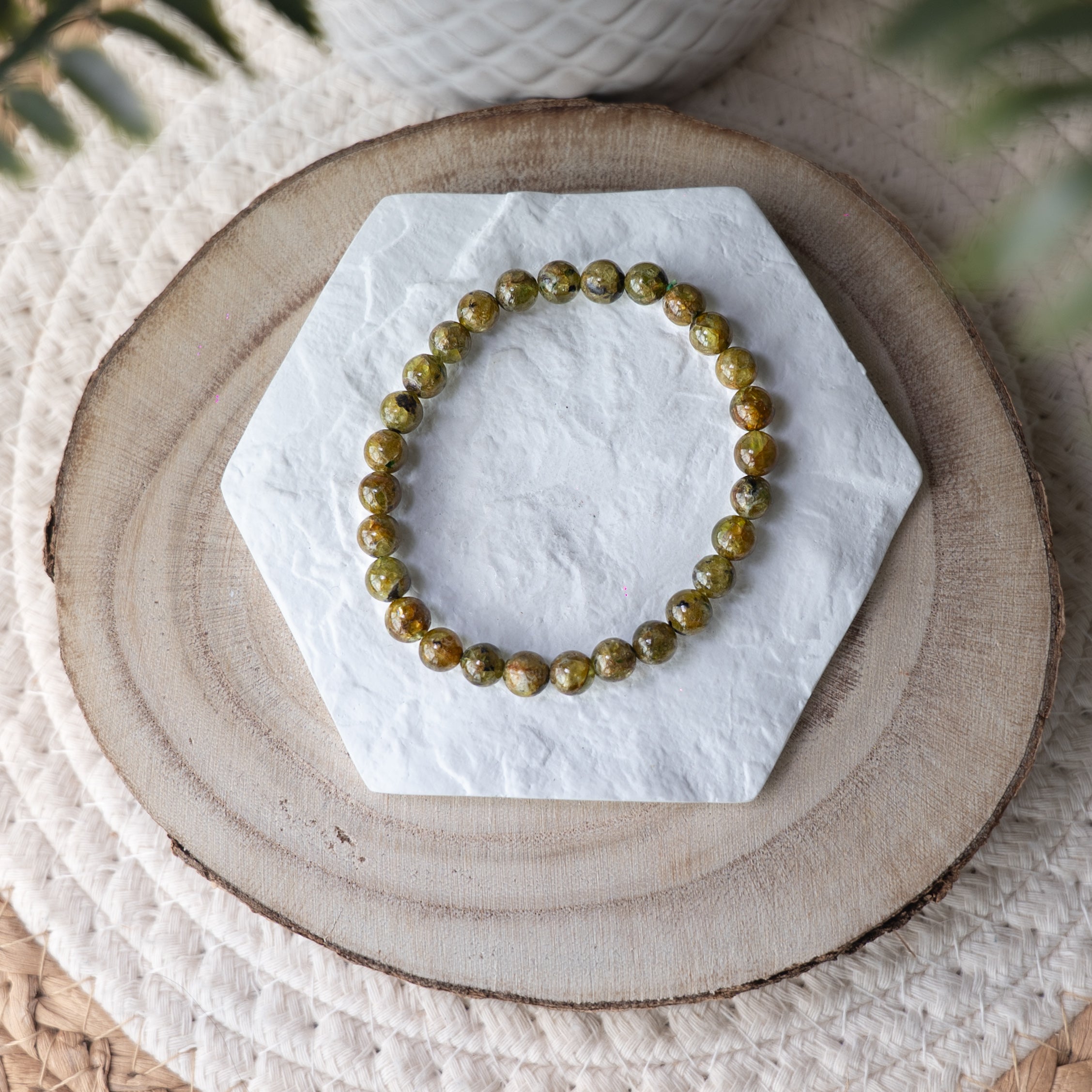Bracelet Péridot – Pierre naturelle énergie et renouveau