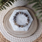 Bracelet Agate du Botswana – Pierre naturelle apaisement et réconfort