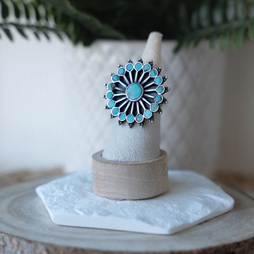 Bague népalaise en argent 925 – Bijou artisanal traditionnel