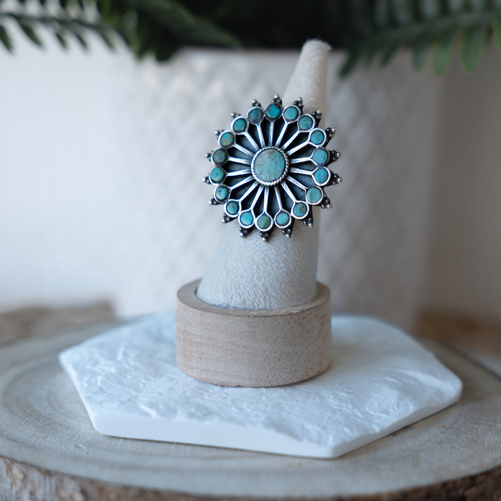 Bague népalaise en argent 925 – Bijou artisanal traditionnel