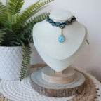 Collier en micro macramé fait main – Bijou artisanal bohème ajustable | Les Créas d’Andy