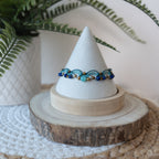 Bracelet en micro macramé fait main – Bijou artisanal bohème ajustable | Les Créas d’Andy