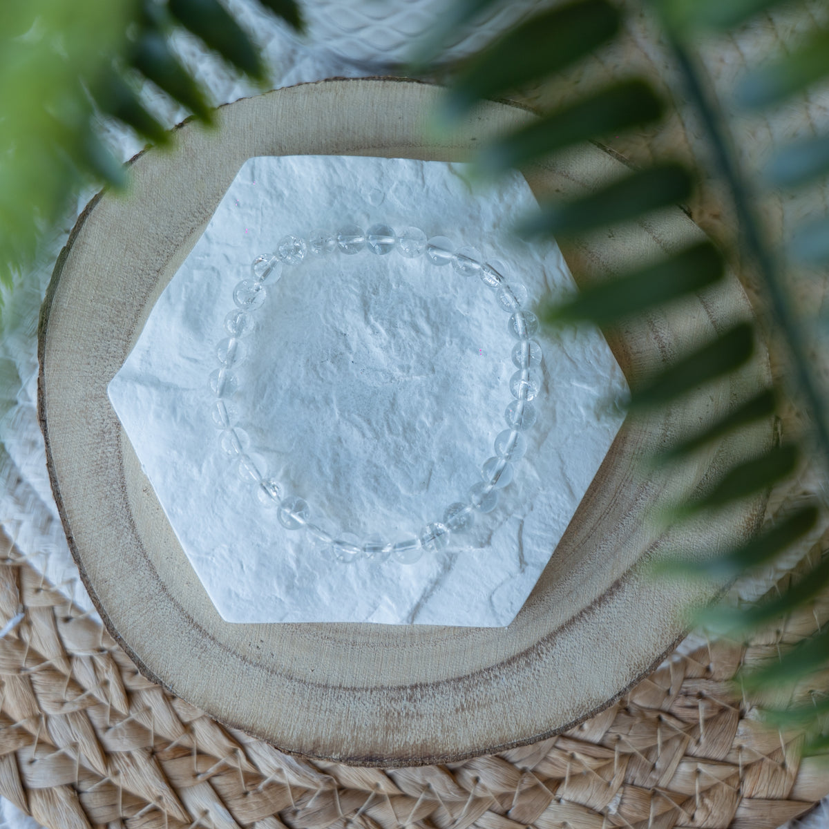 Bracelet Cristal de Roche – Pierre naturelle purification et énergie