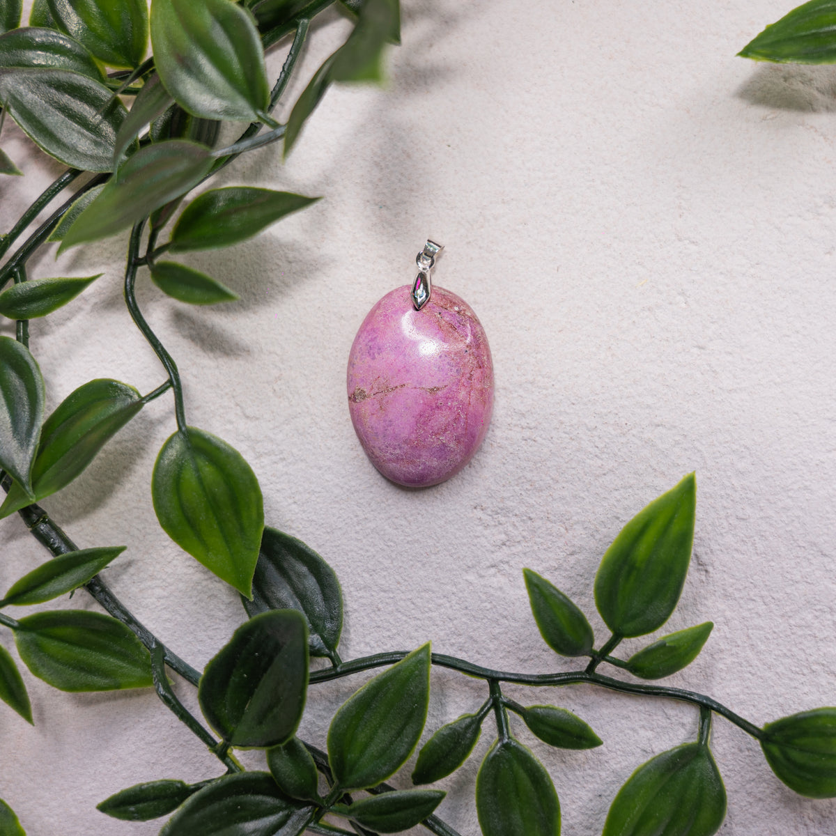 Pendentif Cobaltocalcite – Pierre naturelle amour et apaisement émotionnel
