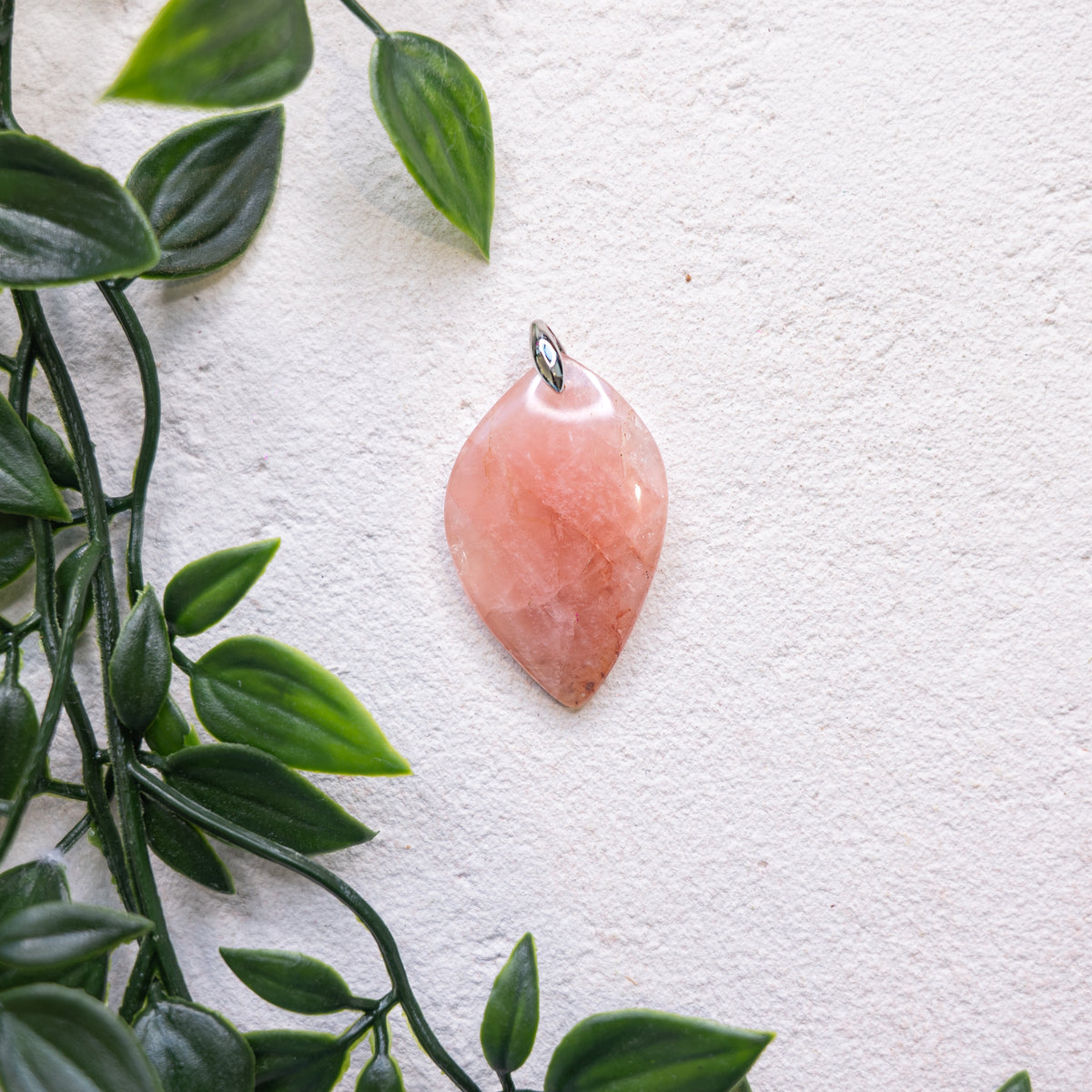 Pendentif Quartz Rose – Pierre naturelle amour et apaisement